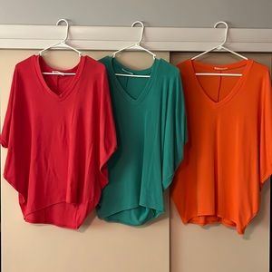 Palmetto Moon Charlotte Avery Cocoon Tops Lot of 3